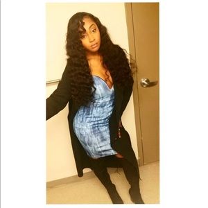 Denim curvy fit dress